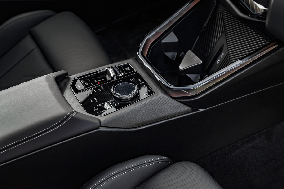 Center console and controls inside 2026 BMW X3