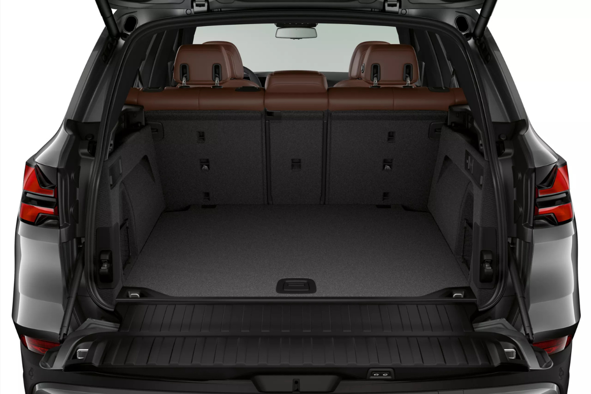 Cargo area inside 2026 BMW X5