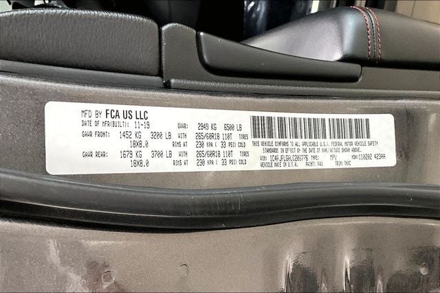 2020 Jeep Grand Cherokee Trailhawk