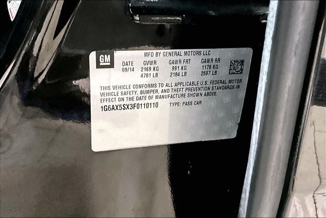 2015 Cadillac CTS 2.0L Turbo Luxury