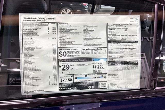 2026 BMW 3 Series M340i xDrive