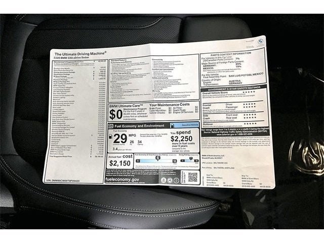 2026 BMW 3 Series 330i xDrive