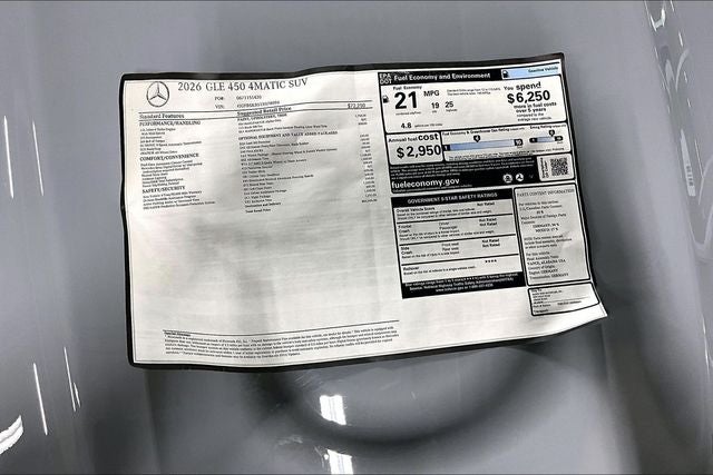 2026 Mercedes-Benz GLE GLE 450 4MATIC®