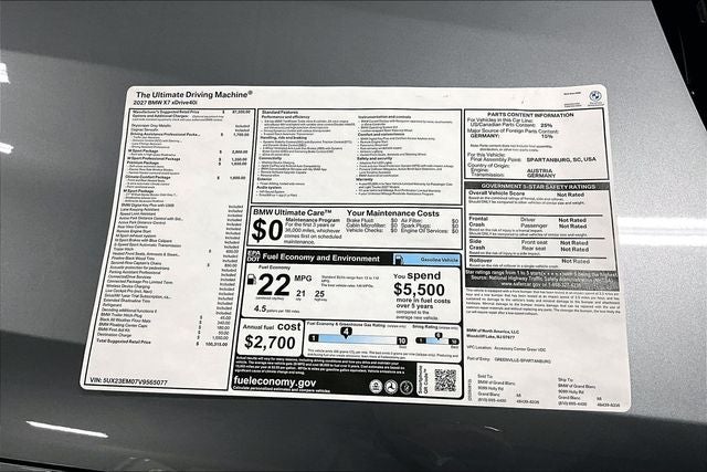 2027 BMW X7 xDrive40i