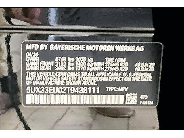 2026 BMW X5 M60i