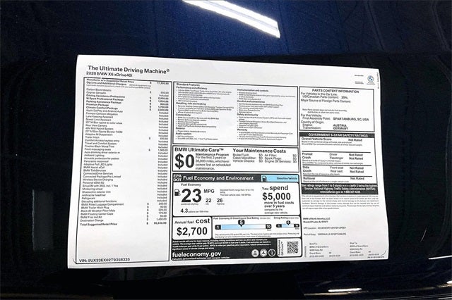 2026 BMW X6 xDrive40i
