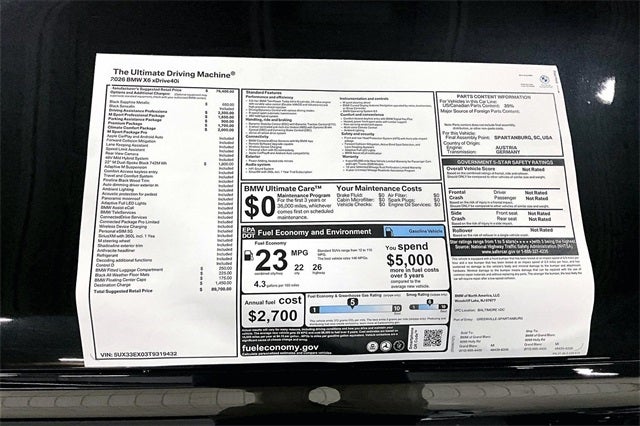 2026 BMW X6 xDrive40i