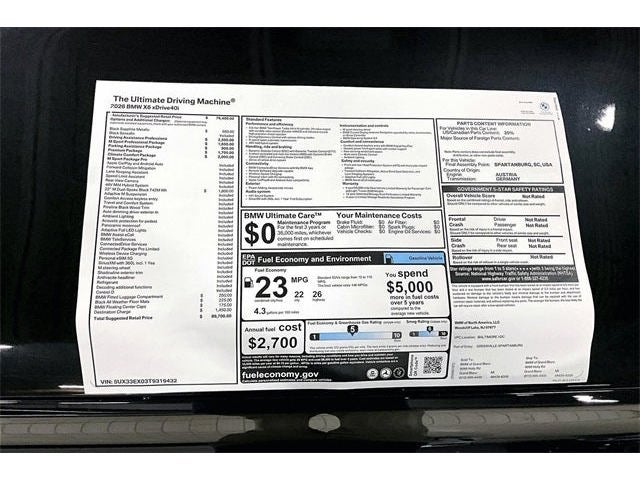 2026 BMW X6 xDrive40i