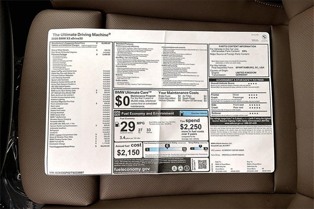 2026 BMW X3 30 xDrive