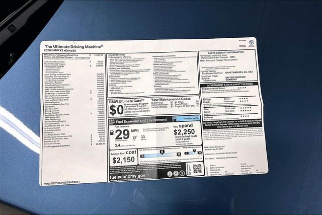 2026 BMW X3 30 xDrive