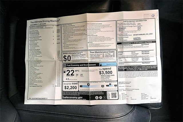 2020 BMW X7 xDrive40i