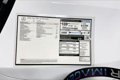 2026 Mercedes-Benz CLA CLA 250+