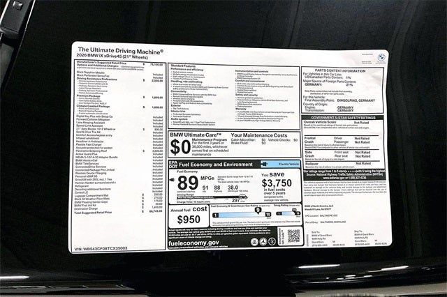 2026 BMW iX xDrive45