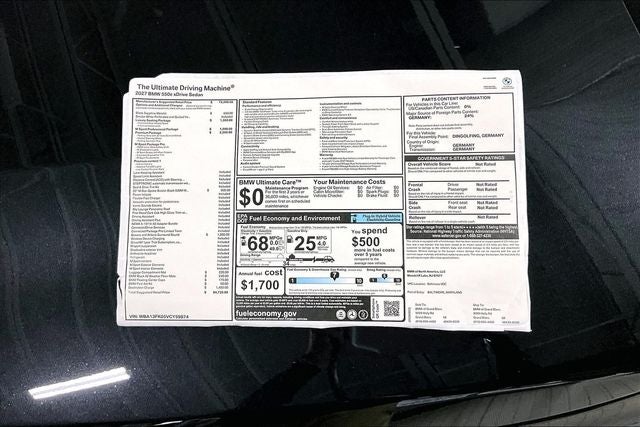 2027 BMW 5 Series 550e xDrive