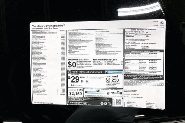 2026 BMW 4 Series 430i Gran Coupe