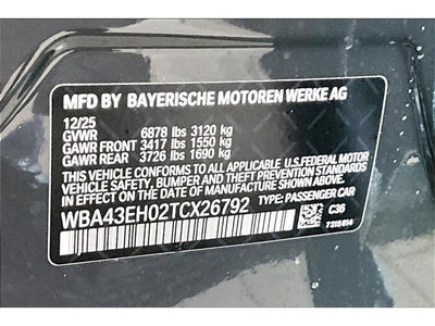 2026 BMW 7 Series 750e xDrive