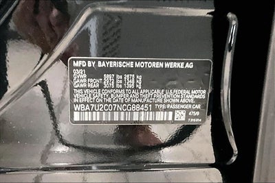 2022 BMW 7 Series 750i xDrive