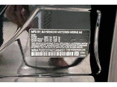 2022 BMW 7 Series 750i xDrive