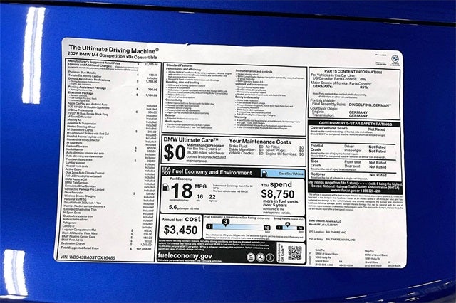 2026 BMW M4 Competition