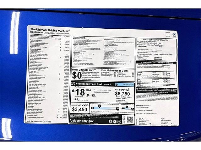 2026 BMW M4 Competition