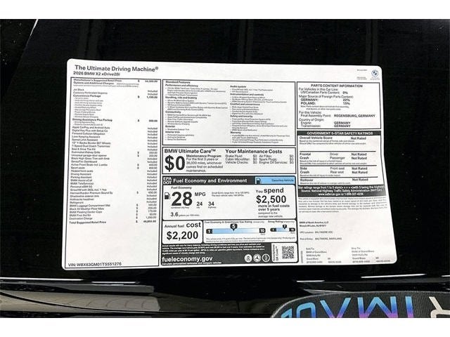 2026 BMW X2 xDrive28i