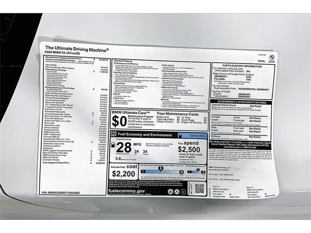 2026 BMW X2 xDrive28i