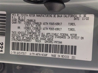 2023 Toyota TACOMA TRD SPORT TRD Sport V6