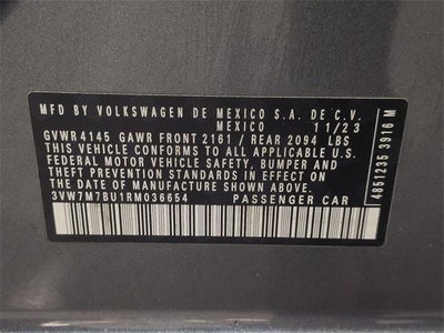 2024 Volkswagen Jetta 1.5T SE