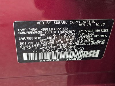 2019 Subaru Forester Touring