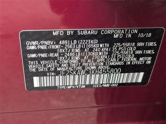 2019 Subaru Forester Touring