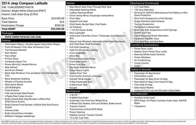 2014 Jeep Compass Latitude