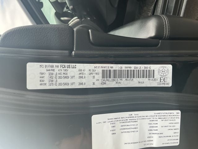 2020 Jeep Grand Cherokee Altitude