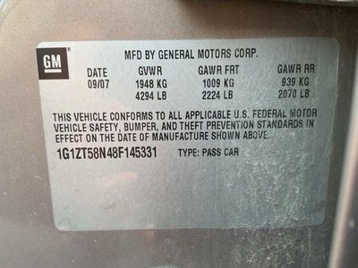 2008 Chevrolet Malibu LT Classic