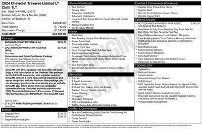 2024 Chevrolet Traverse Limited LT Cloth