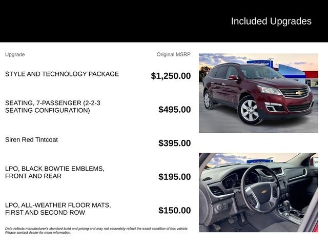 2017 Chevrolet Traverse LT 1LT