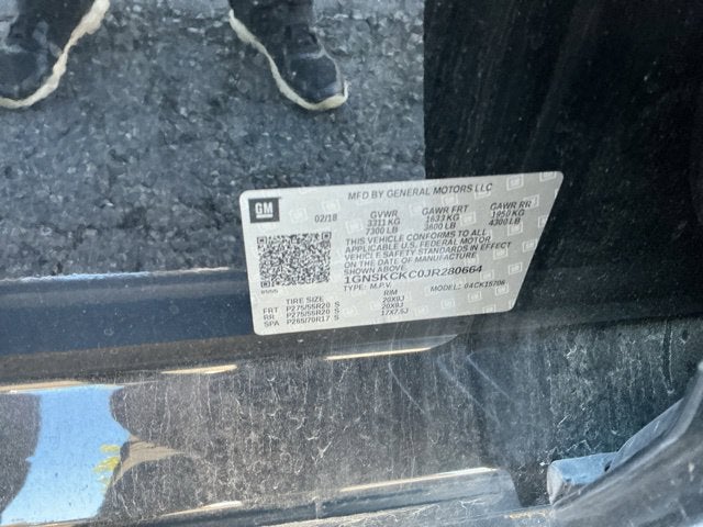 2018 Chevrolet Tahoe Premier