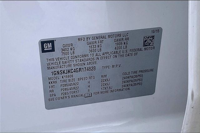 2016 Chevrolet Suburban LTZ