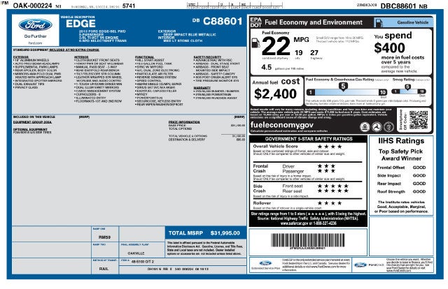 2013 Ford Edge SEL