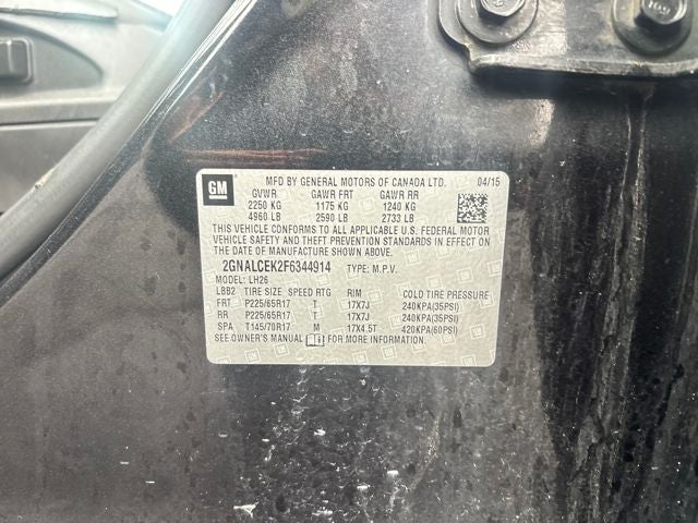 2015 Chevrolet Equinox LT 2LT