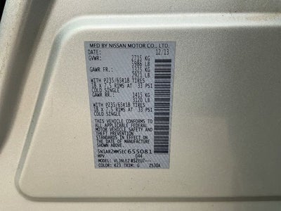 2014 Nissan Pathfinder SV