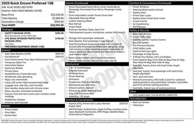 2020 Buick Encore Preferred