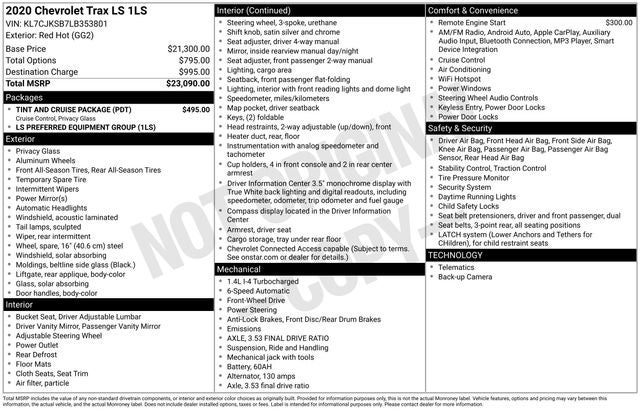 2020 Chevrolet Trax LS