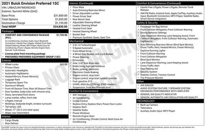 2021 Buick Envision Preferred