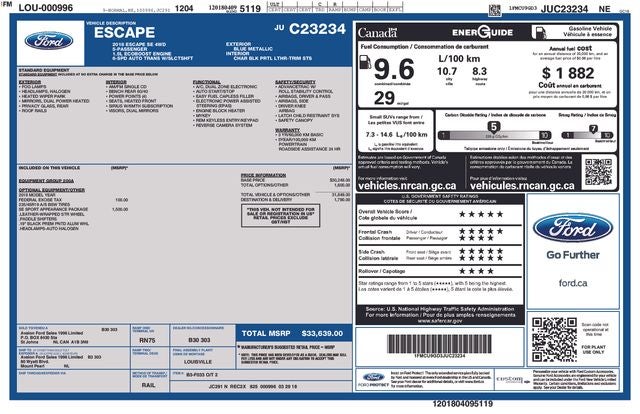 2018 Ford Escape SE