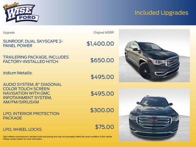 2019 GMC Acadia SLT-1