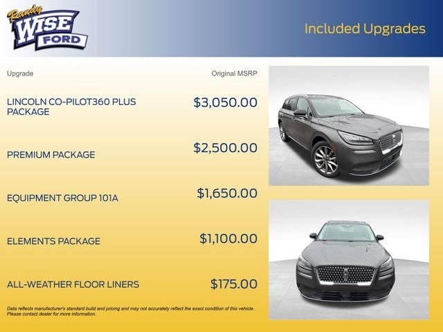 2020 Lincoln Corsair Standard