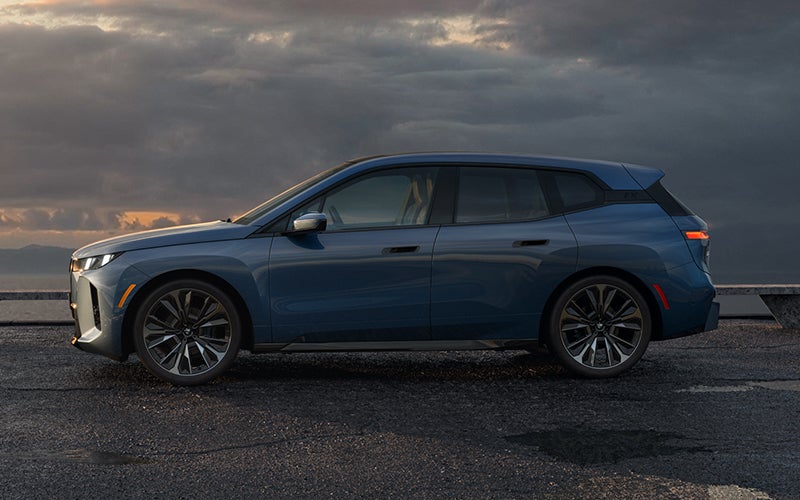 The BMW iX parked sideways shot. | BMW of Grand Blanc in Grand Blanc MI