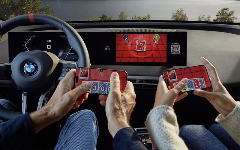 The BMW Curved Display AirConsole. | BMW of Grand Blanc in Grand Blanc MI