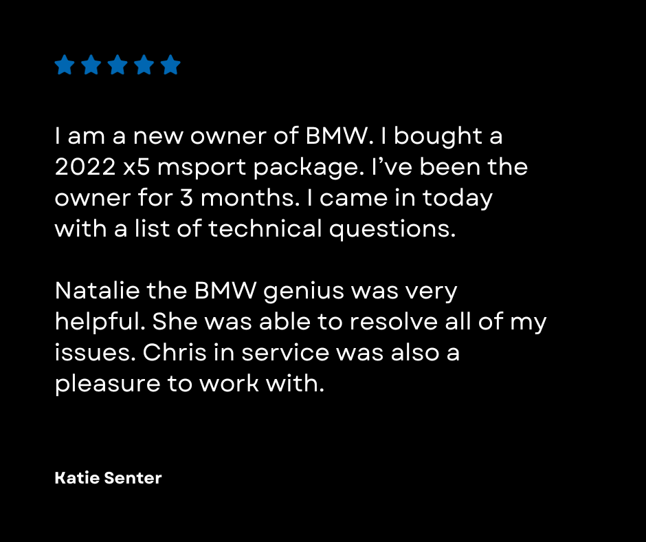 Google Review for BMW of Grand Blanc