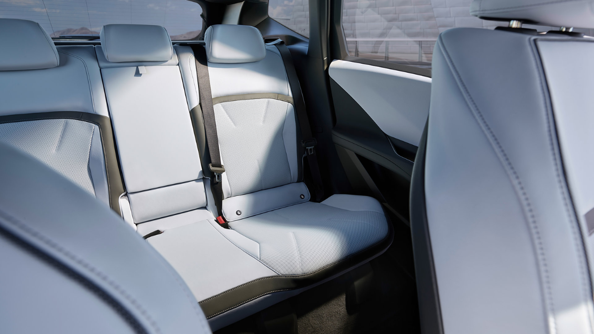 Rear passenger seating inside 2027 BMW iX3